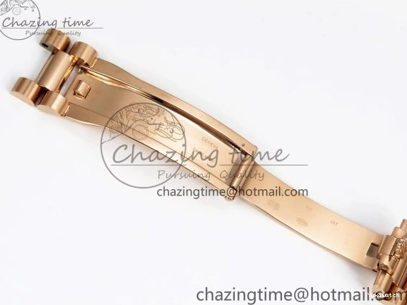 Day 1:1 Tiffany RAF Stone Edition on Best RG Blue RG Date A2836 Dial Bracelet Roman 36 0523